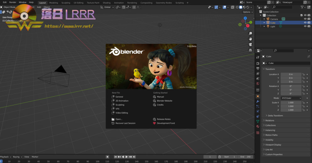 图片[2]-CG软件-Blender 3.6 开源免费的多平台全能三维动画制作软件-落日岛